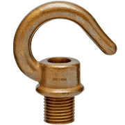 BRONZE EFFECT BULB HOLDER HOOK M10 - DYKE & DEAN